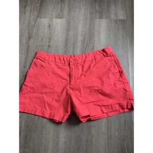 Patagonia Women's Active Chino Shorts sz 14 orange Organic Cotton